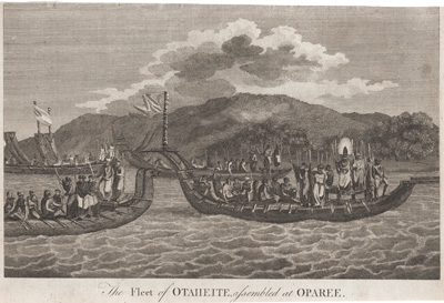 The Fleet of Otaheite, assembled in Oparee